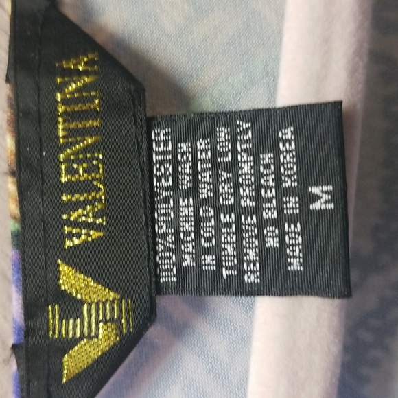 VALENTINA Sz M, Multi Color, 3/4 Sleeve Tunic, NWOT CL#102 - Picture 2 of 4